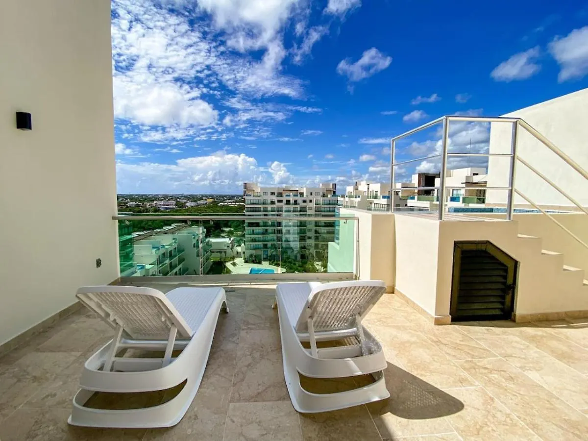 Excellent 3Br Ph With Priv Pool Gym Spa Pkg Tennis Playa del Carmen